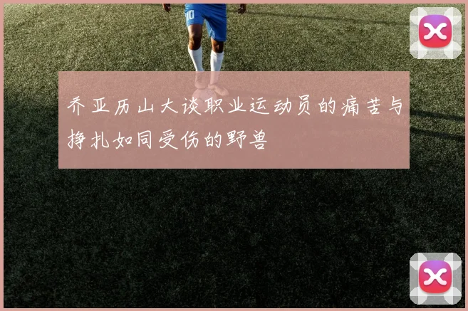 乔亚历山大谈职业运动员的痛苦与挣扎如同受伤的野兽