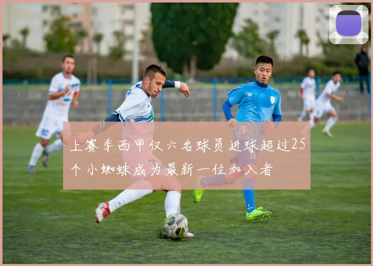 上赛季西甲仅六名球员进球超过25个小蜘蛛成为最新一位加入者
